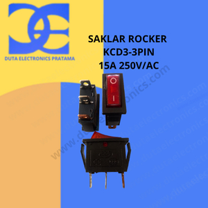 SAKLAR ROCKER KCD3-3PIN DAN KCD4-4PIN (HARGA PAKET PER ITEM=4 PCS)