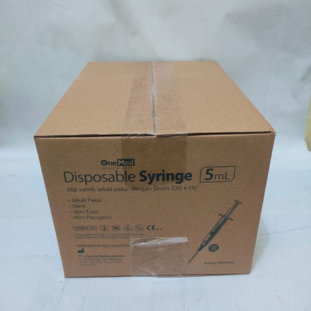 SYRINGE 5cc ONEMED/ SPUIT 5 ML