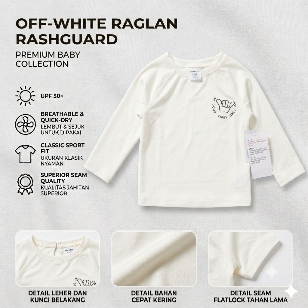 RASHGUARD FOR BABY/ RASHGUARD BAYI/ RASHGUARD MURAH/ RASHGUARD LASTSTOCK/ RASHGUARD BAYI CEPAT KERIN