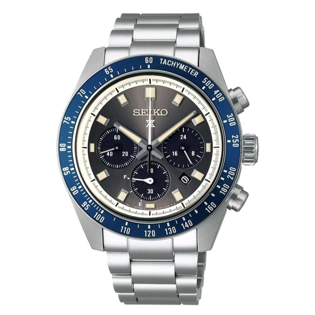 Jam Tangan Pria Seiko Prospex SSC939K1 Speedtimer Grand Touring Solar Chronograph Grey Dial