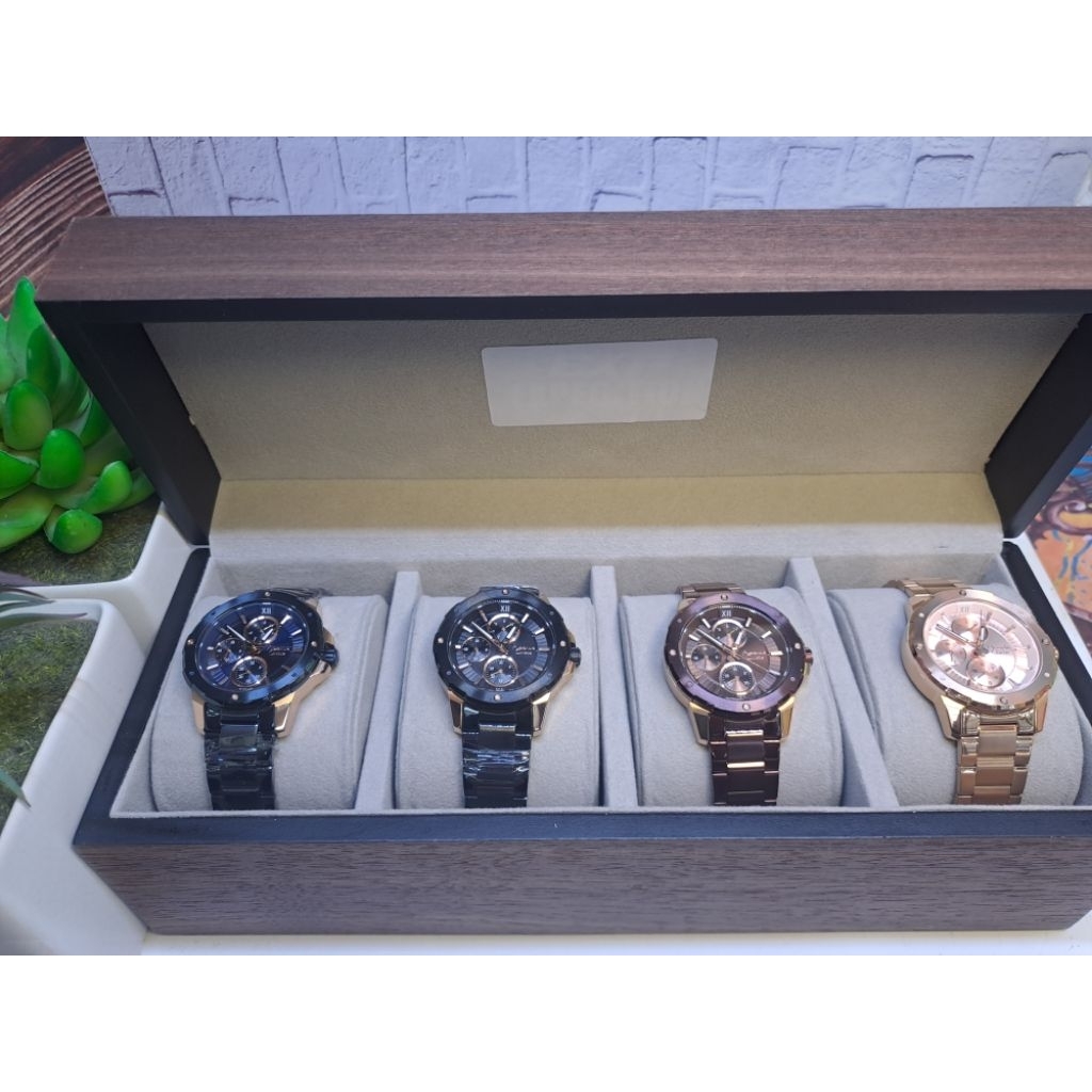 Jam tangan wanita Alexandre Christie AC 6410 BF Stainless Steel Original