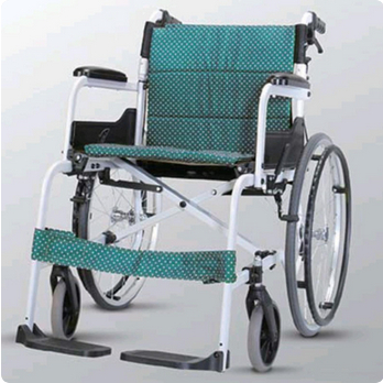 Kursi Roda SOMA 150 Wheelchair 22" Roda Besar Travel Aluminium