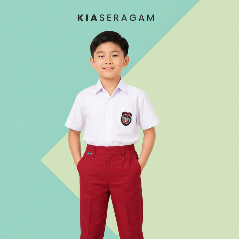 Baju sekolah osis SD lengan pendek | baju seragam sekolah OSIS SD lengan pendek SD