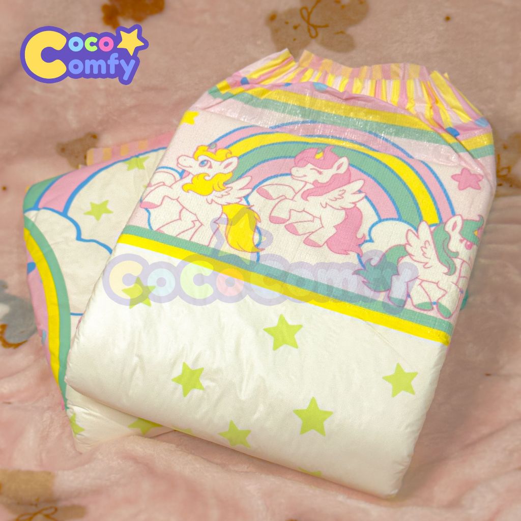 Tykables Unicorns Premium Adult Diaper ABDL - 1 Pieces