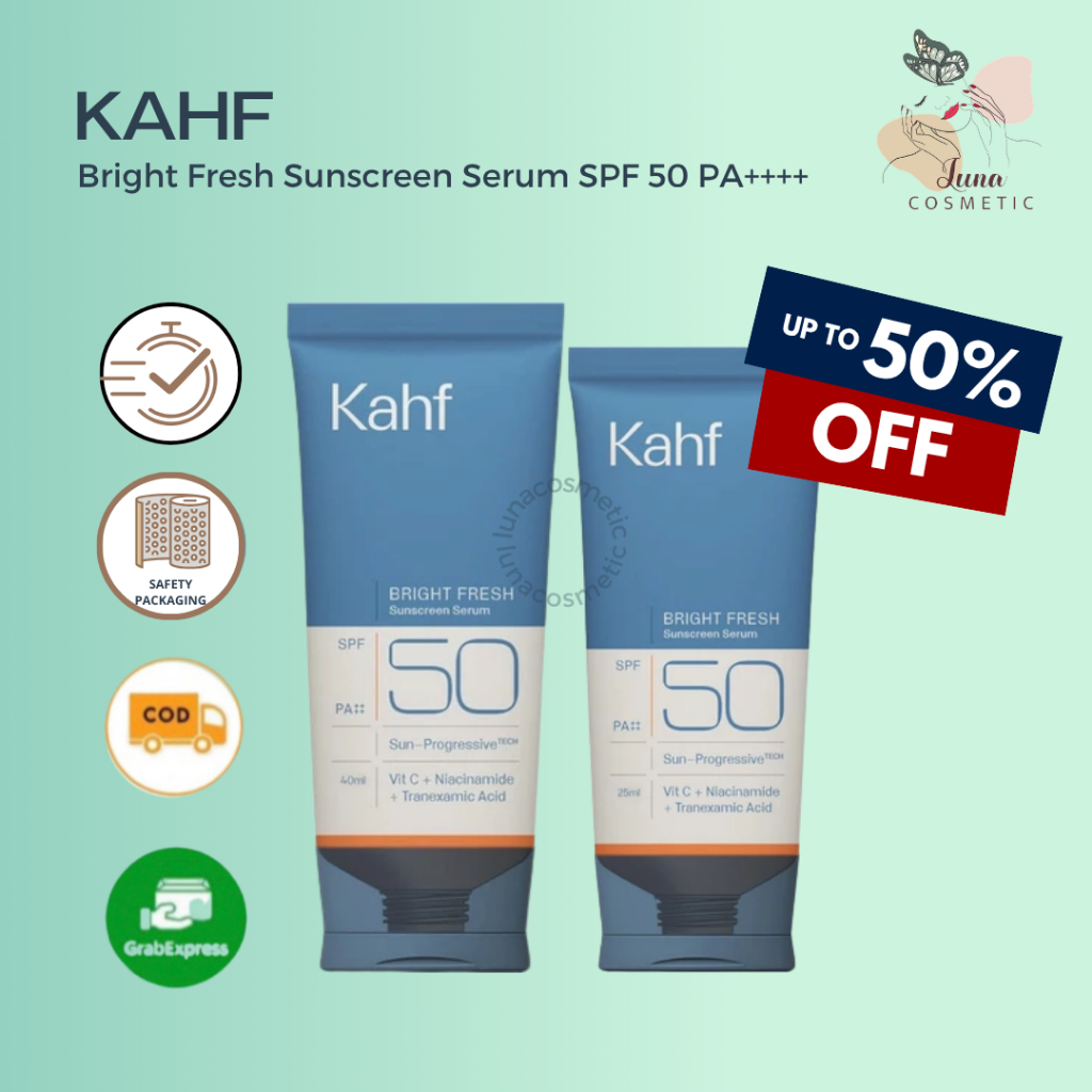 Kahf Bright Fresh Sunscreen Serum - Sunscreen Kahf