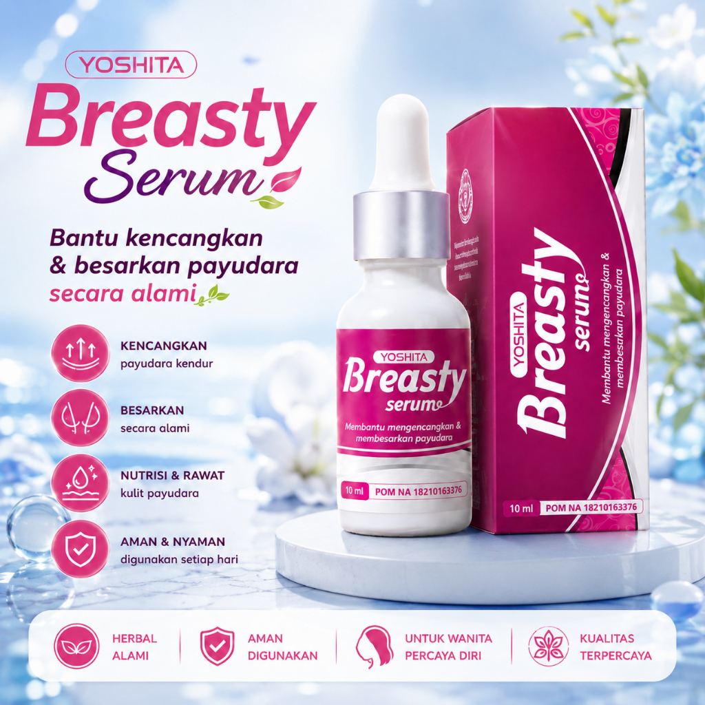 YOSHITA BREASTY SERUM perawatan payudara lebih besar dan kencang