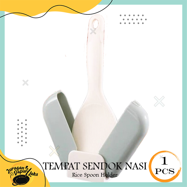 Juragan Tempat Sendok Centong Nasi Rice Spoon Holder