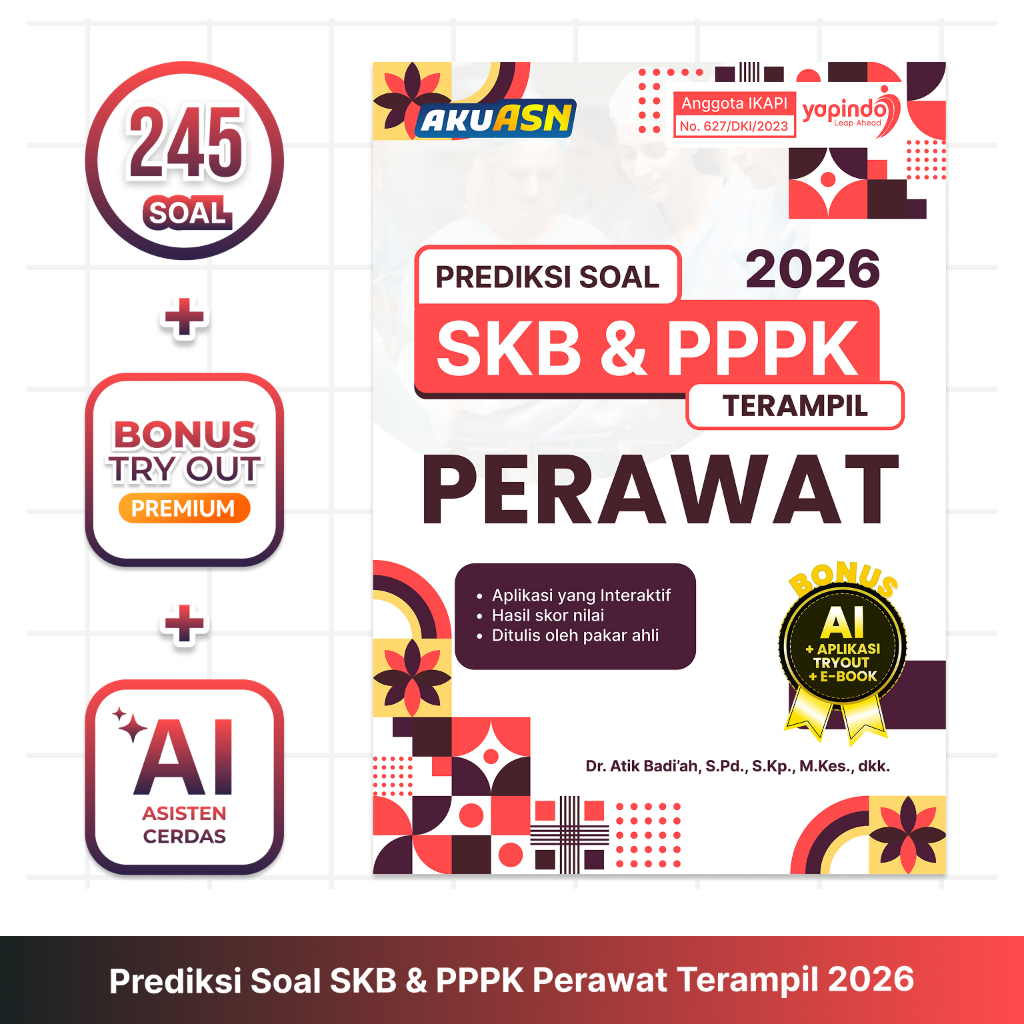Buku AKU ASN Soal SKB CPNS Perawat Terampil 2026
