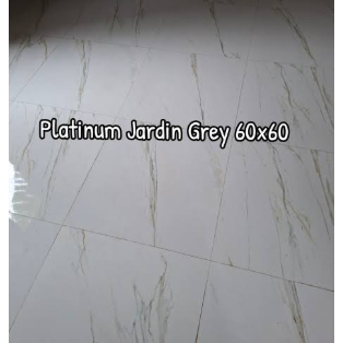 KERAMIK LANTAI MURAH JARDIN GREY 60X60 PLATINUM I WAJOB CO PACKING KAYU PENGIRIMAN LUAR BDL