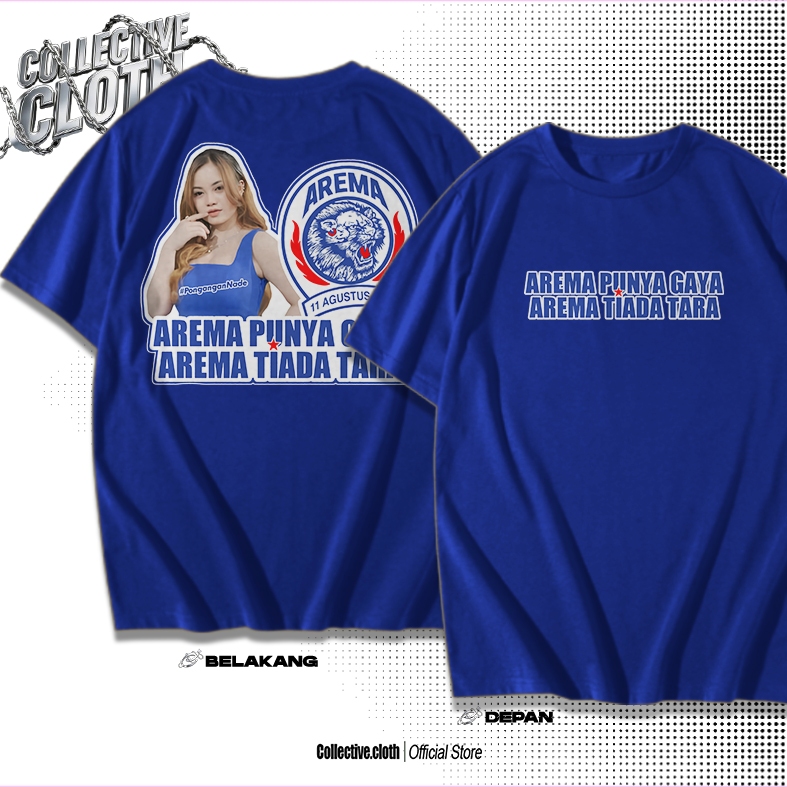 KAOS AREMA KAOS AREMAPUNYA GAYA AREMA TIADA TARA - KAOS AREMA - KAOS AREMA CASUAL FOOTBALL - KAOS AR