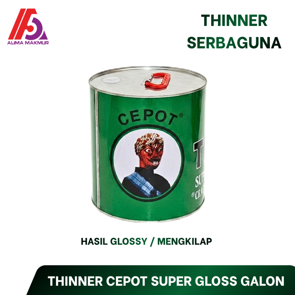 Thinner Cepot Galon / Pengencer Cat Kayu Besi / Thinner Pengencer Cat