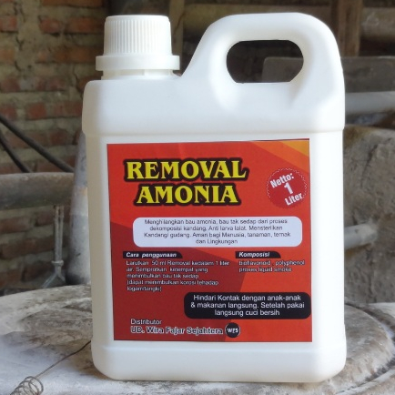 Removal amonia 1 liter anti bau kotoran hewan
