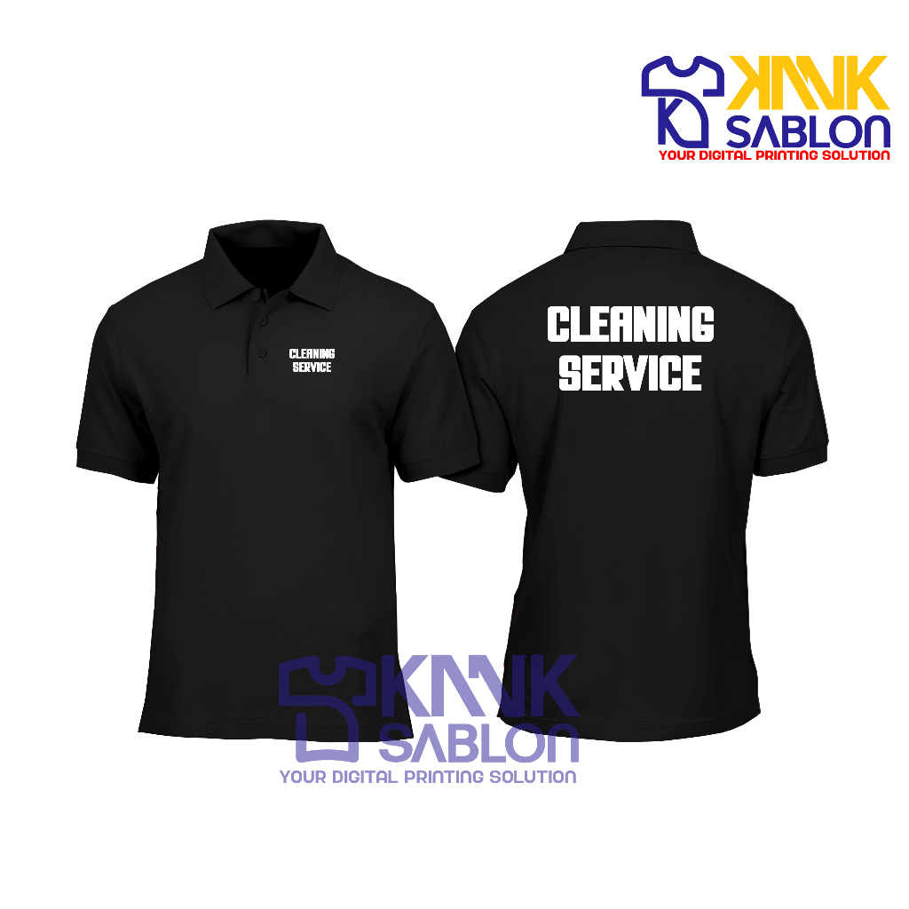 Poloshirt CLEANING SERVICE - Kaos Polo CLEANING SERVICE - Baju Berkerah CLEANING SERVICE - Kanksablo