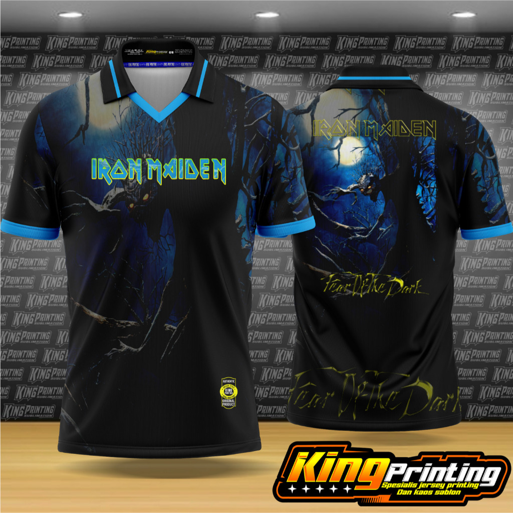 jersey band metal iron maiden full printing