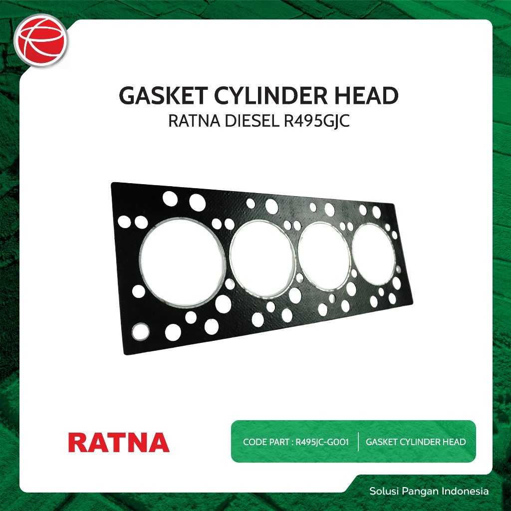 GASKET CYLINDER HEAD / SPAREPART FOR RATNA R495G-JC / KIPAS MESIN DIESEL RATNA / DIESEL ENGINE