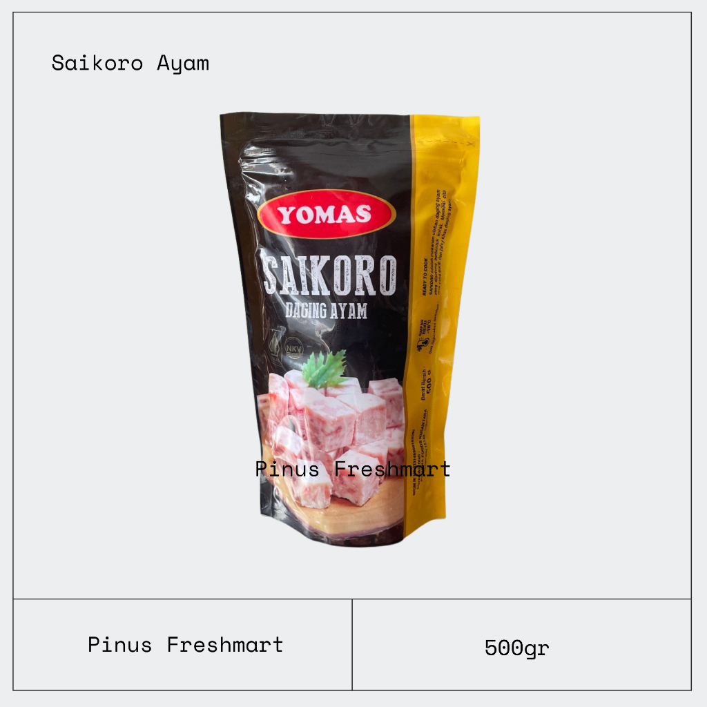 Yomas Ayam Saikoro 500gr / Saikoro Chicken / Saikoro Cube