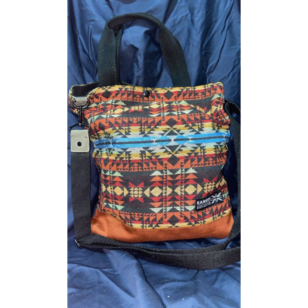 Kangol Navajo slim Tote bag, tenun, rare, unik