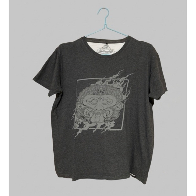 Kaos Dagadu Original - Grey Graphic Tee Preloved || Dagadu Rediscover Djokdja T-Shirt