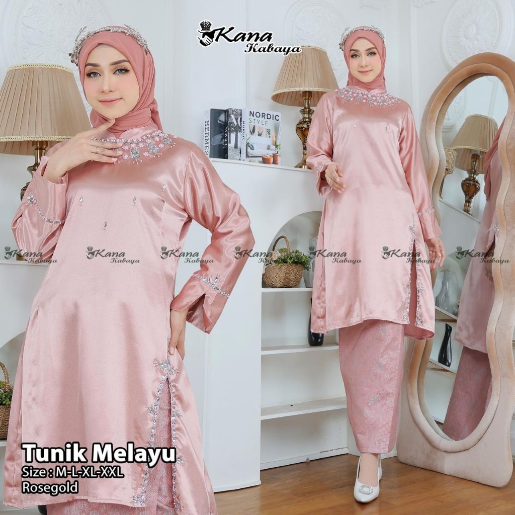 Set baju kurung Melayu Payet tradisional // baju kurung Malaysia // baju kurung melayu
