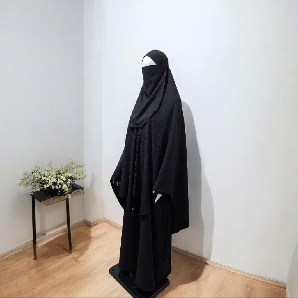 Abaya  Zahrah Set Khimar Cadar Bandana