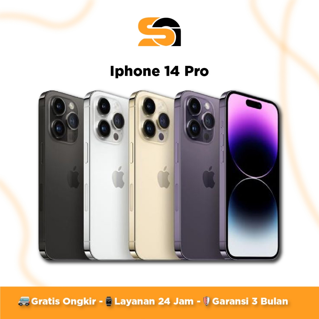 (KHUSUS CICILAN ) Iphone series 14 PRO/PRO MAX Second Like New ORI INTER