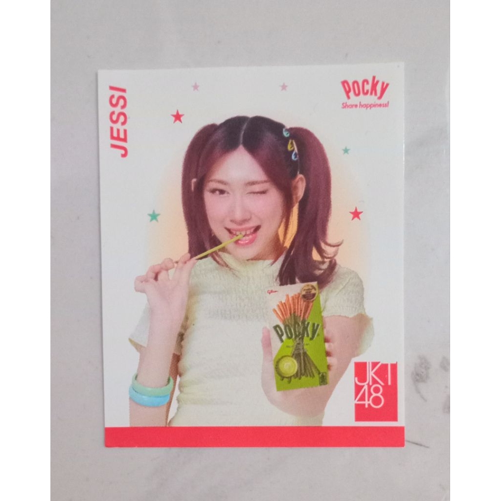 stiker pocky x jkt48 limited offc