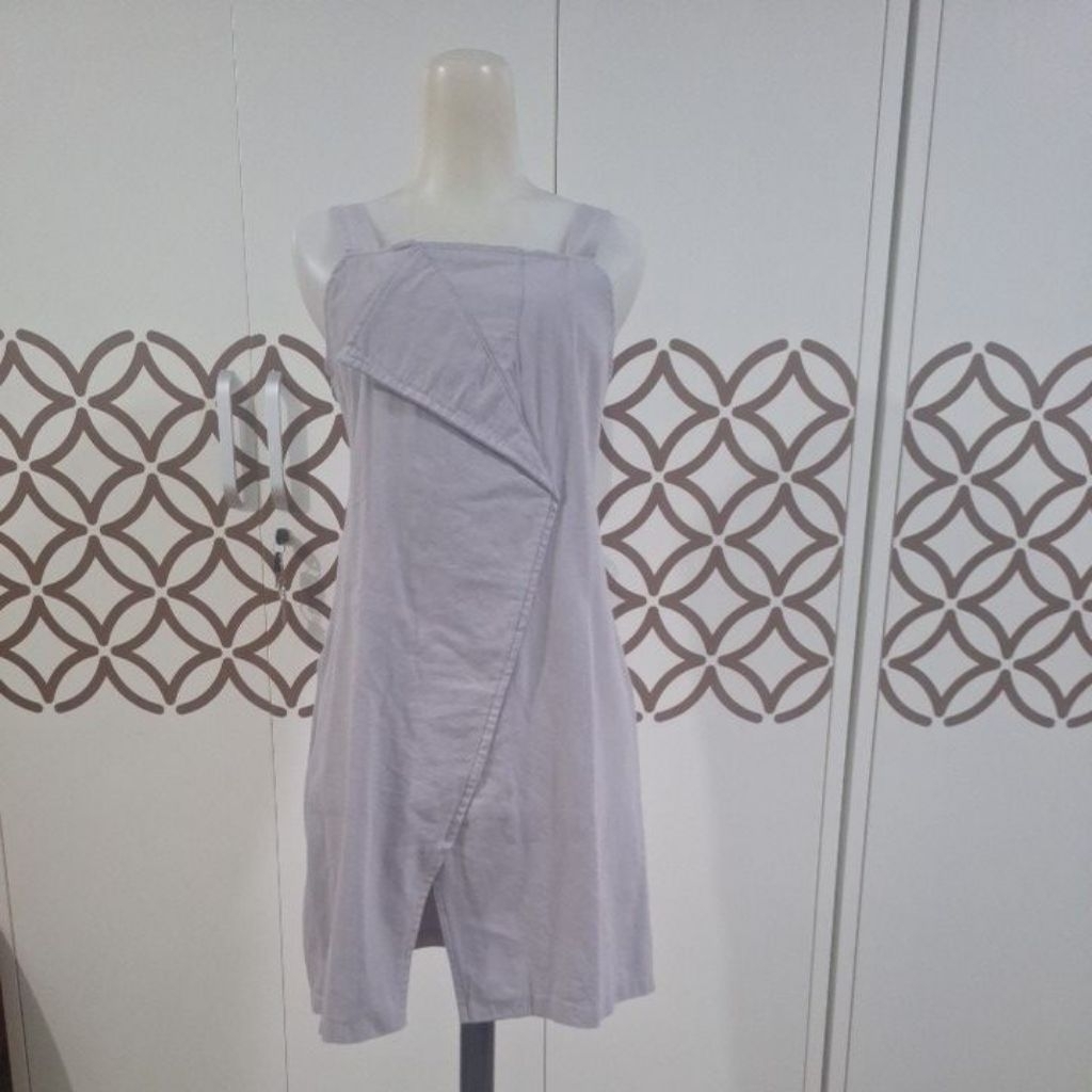 preloved dress denim Maven abu muda all size