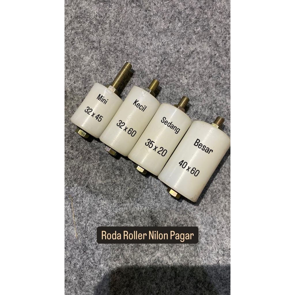 Roda Nilon Bearing Pintu Pagar Besi/roda nilon untuk pintu pagar