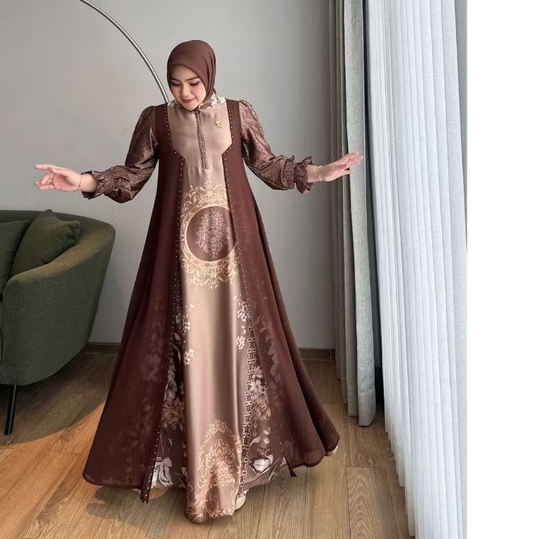 GAMIS IRNA EMERALD TERBARU / HALWA DRESS BY IRNA EMERALD ORIGINAL / GAMIS SULTAN KEKINIAN