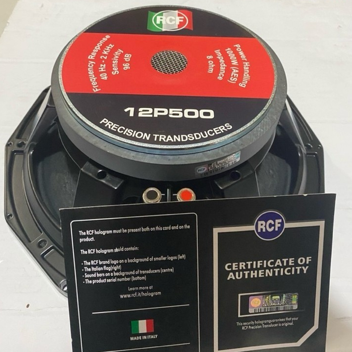speaker 12 inch RCF 12P500 Italy, Original Kualitas Terbaik Grade A++ italy