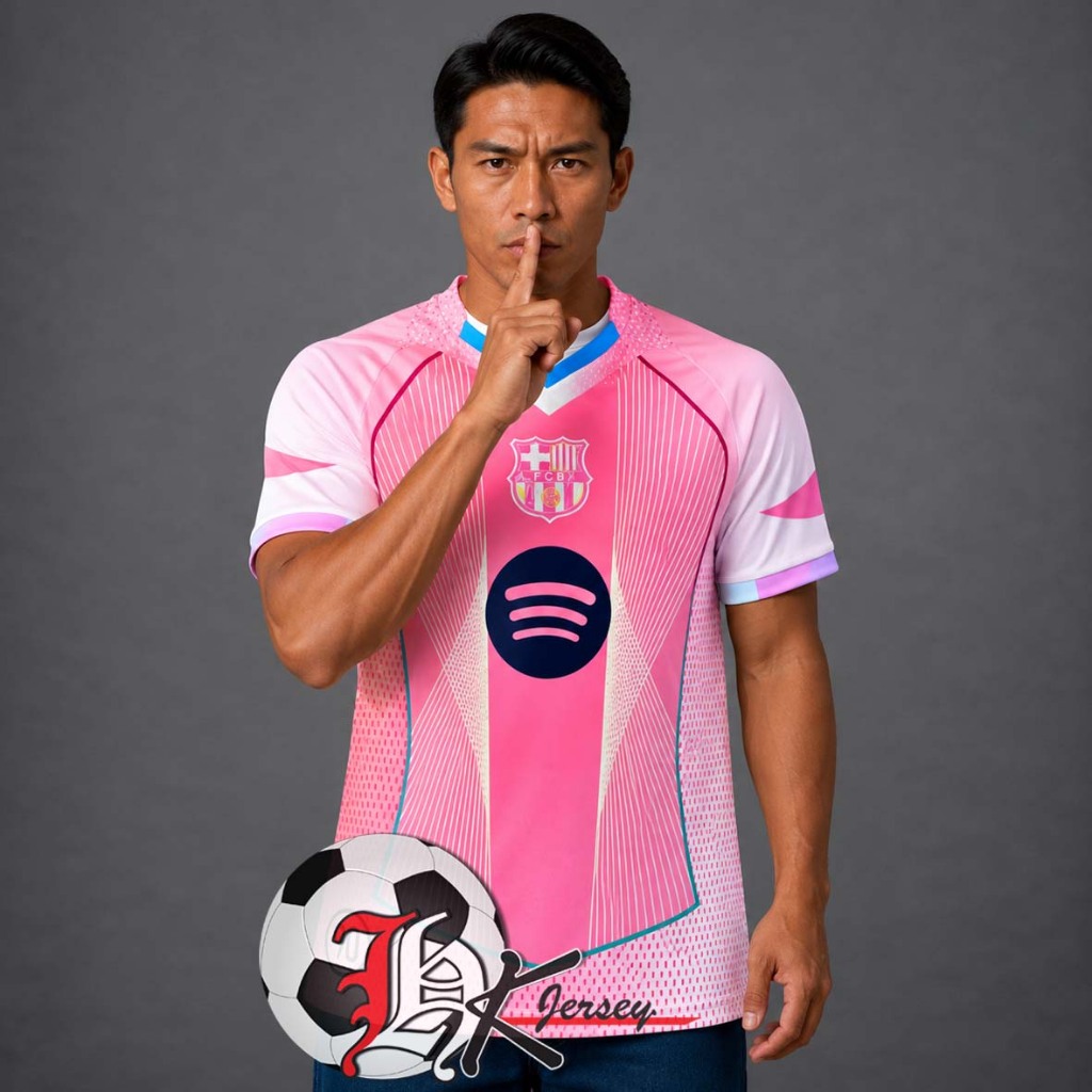 JERSEY BOLA BARCELONA SPECIAL EDITION PINK 2025/2026