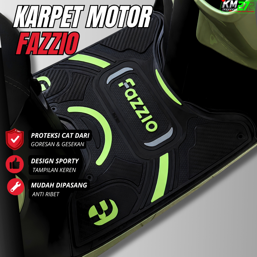 AKSESORIS MOTOR FAZZIO - Karpet Motor Fazzio - Motor Yamaha Fazzio