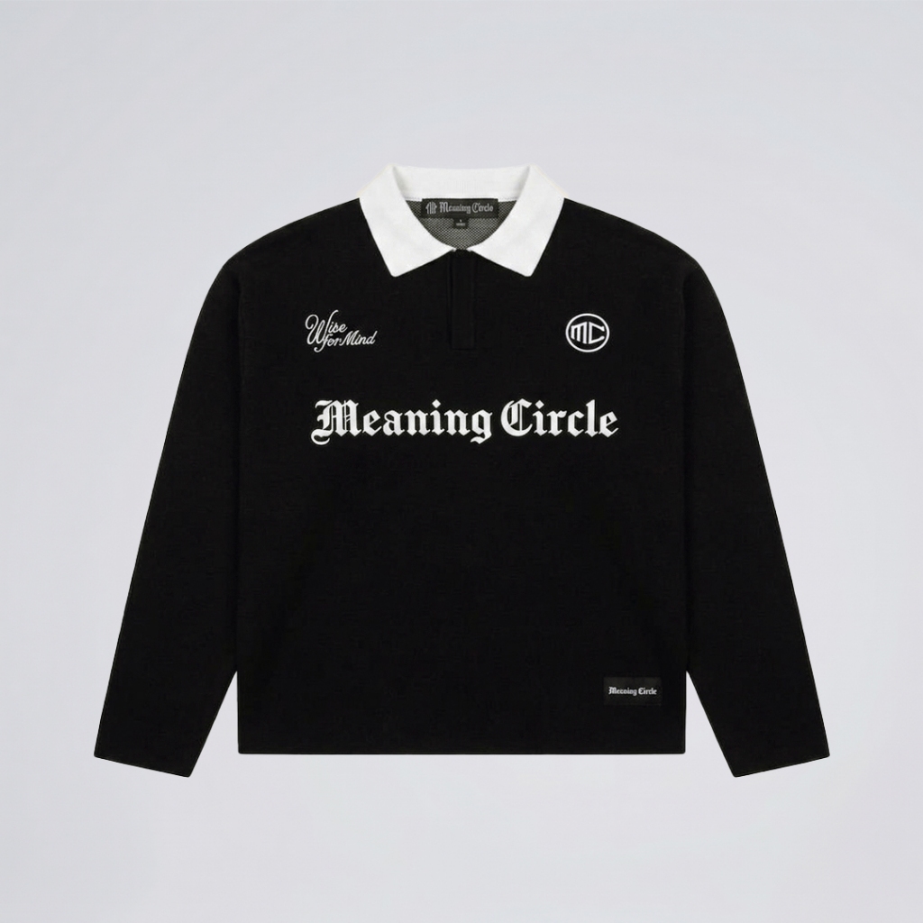 Meaning Circle - Knitwear Boxy Noir - Knitwear Unisex