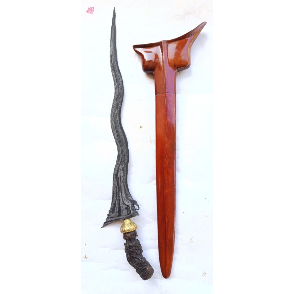 Keris Dapur Pandawa Cinarita Cirebon sepuh 42cm