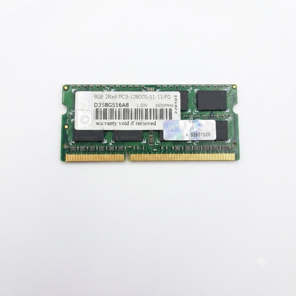 RAM SODIM V-GEN PLATINUM 8GB 2Rx8 PC3-12800S /16000 Mhz/Second