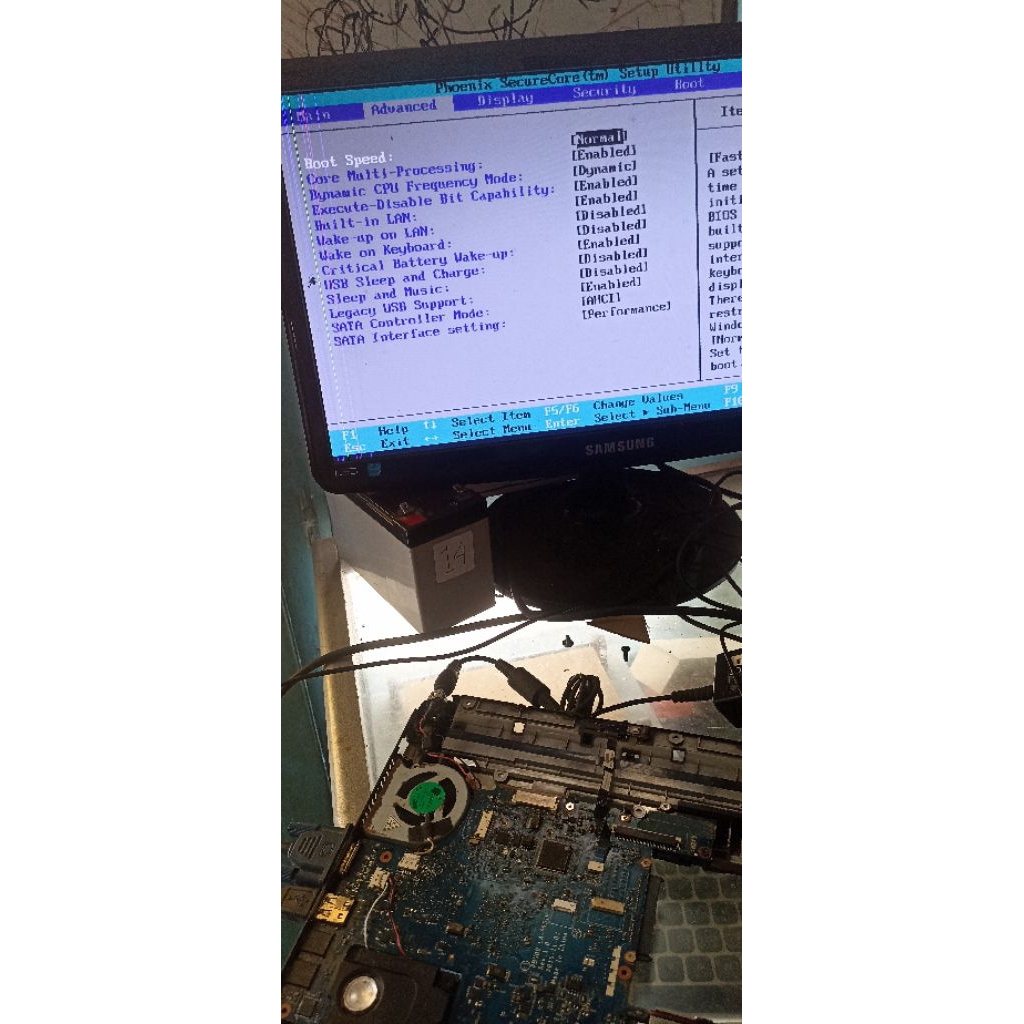 motherboard nb toshiba nb520