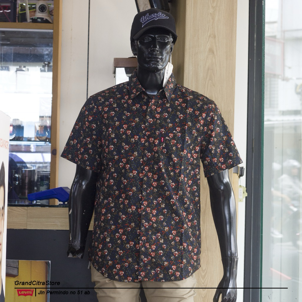 kemeja lengan pendek levis standard fit 0159
