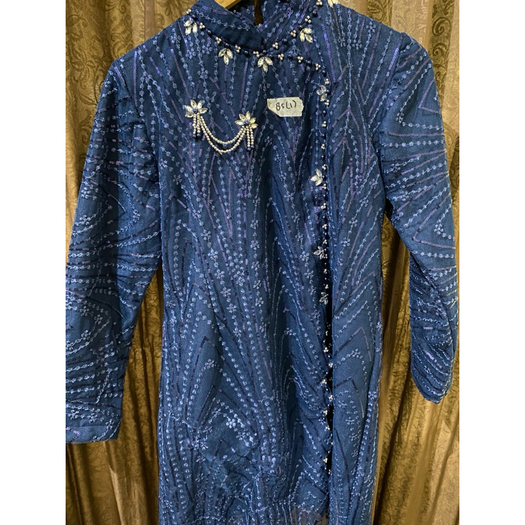 (preloved)baju kebaya navy