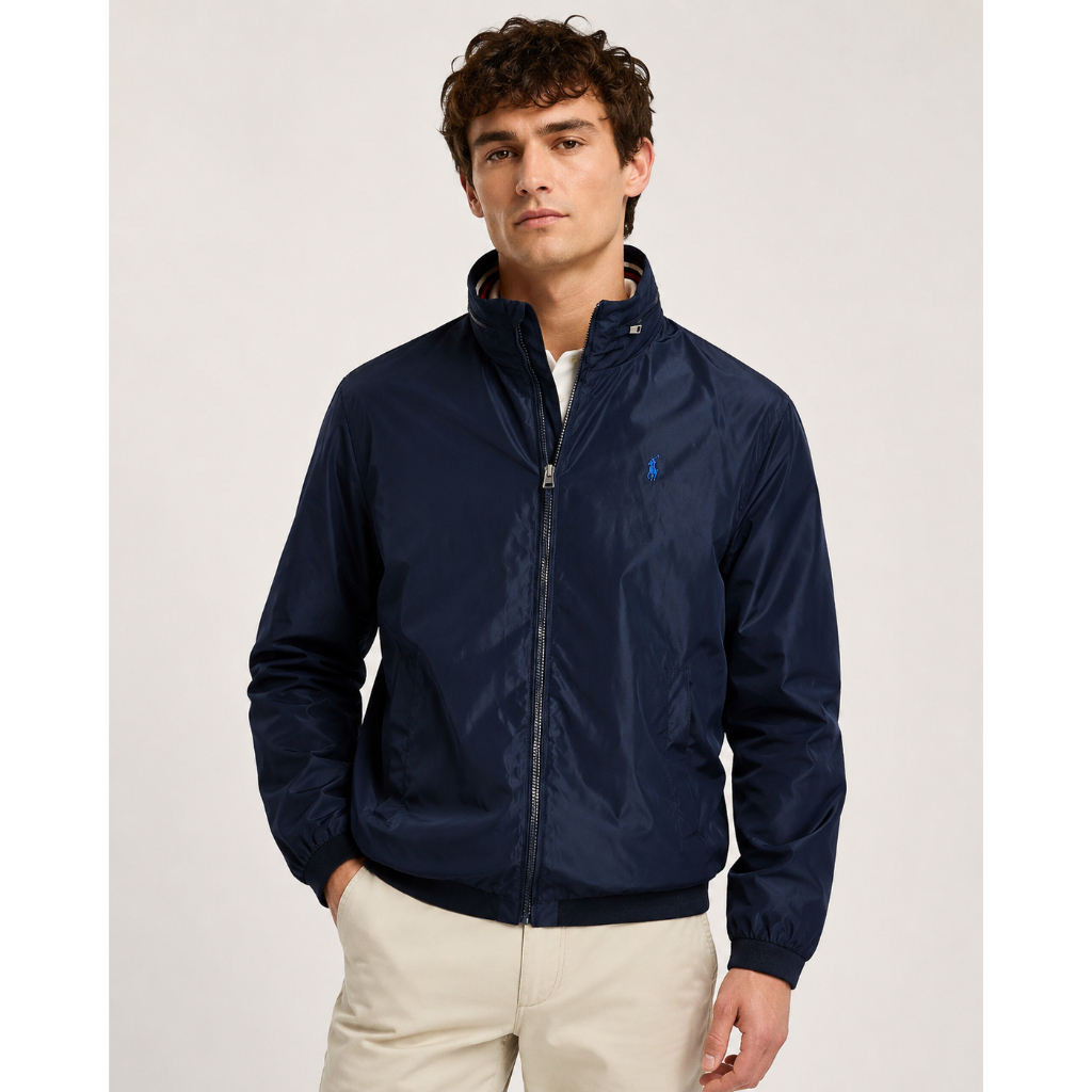 Jaket PRL Stowaway Hood Jacket Navy Original
