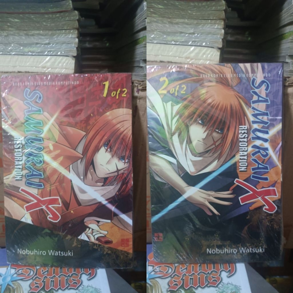 Komik samurai X Restoration 1,2 segel end / komik samurai x restorarion vol 1,2 set end