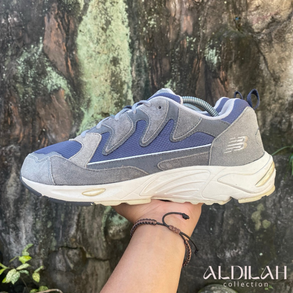New Balance NB 875 Series Blue 'White Gray' Sporty Look Size 45 (29cm) Sneakers