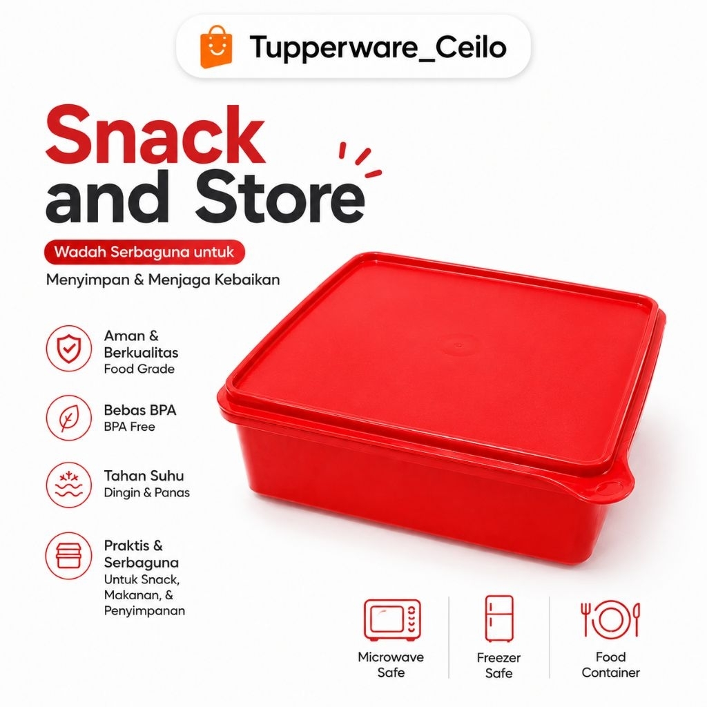 Snack and store tupperware
