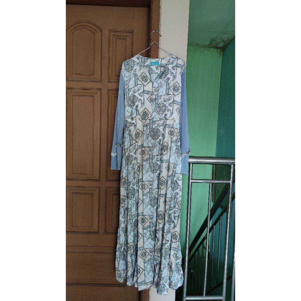 [PRELOVED] Gamis Sameera Neyna / Gamis Motif Wanita / Dress Motif Wanita