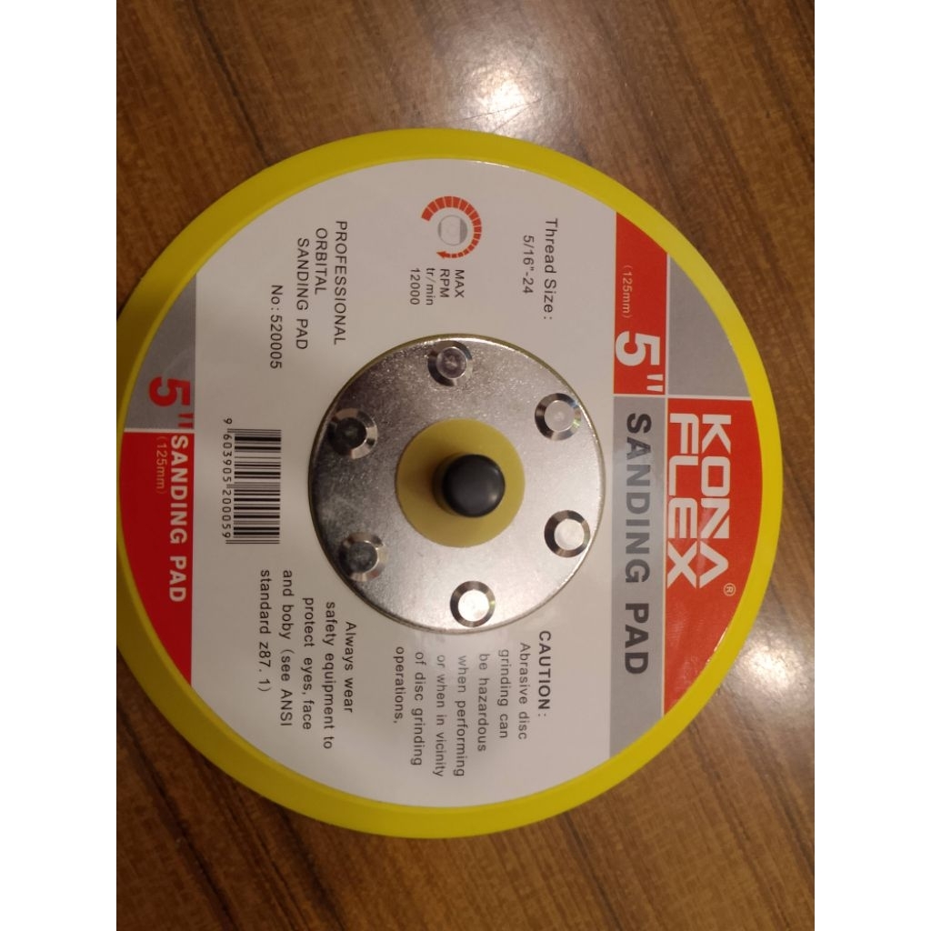 SANDING PAD/ ORBITAL SANDING 5"