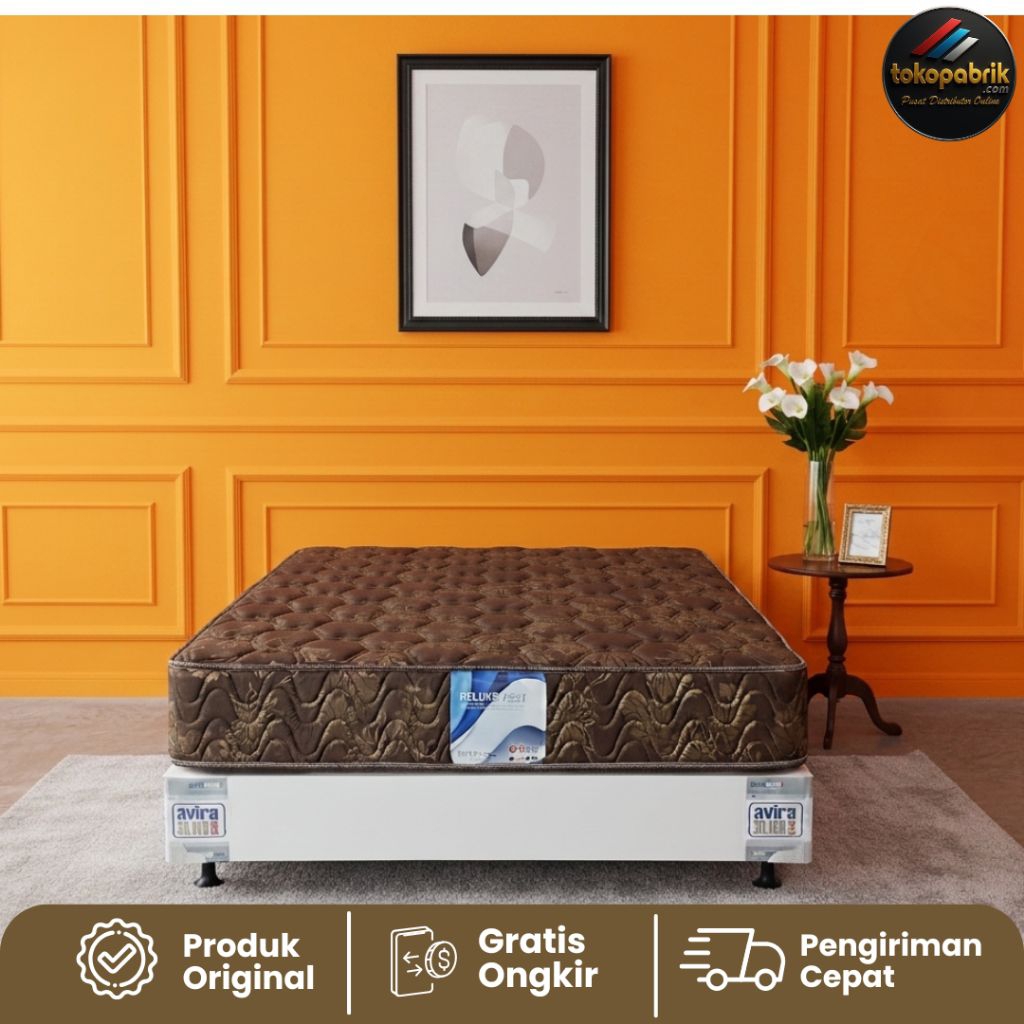 KASUR SPRINGBED MATRAS CENTRAL DELUXE Tebal 26 Ukuran Nomor 2 160x200 BERGARANSI MURAH