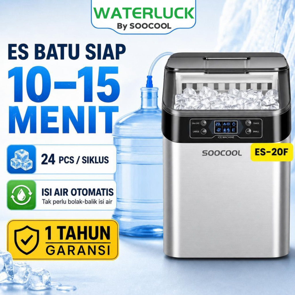 Soocool 20F Mesin Pembuat Es