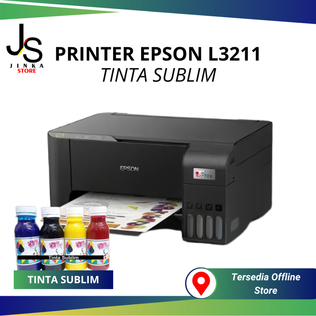 PRINTER SUBLIM - PAKET PRINTER TINTA SUBLIM