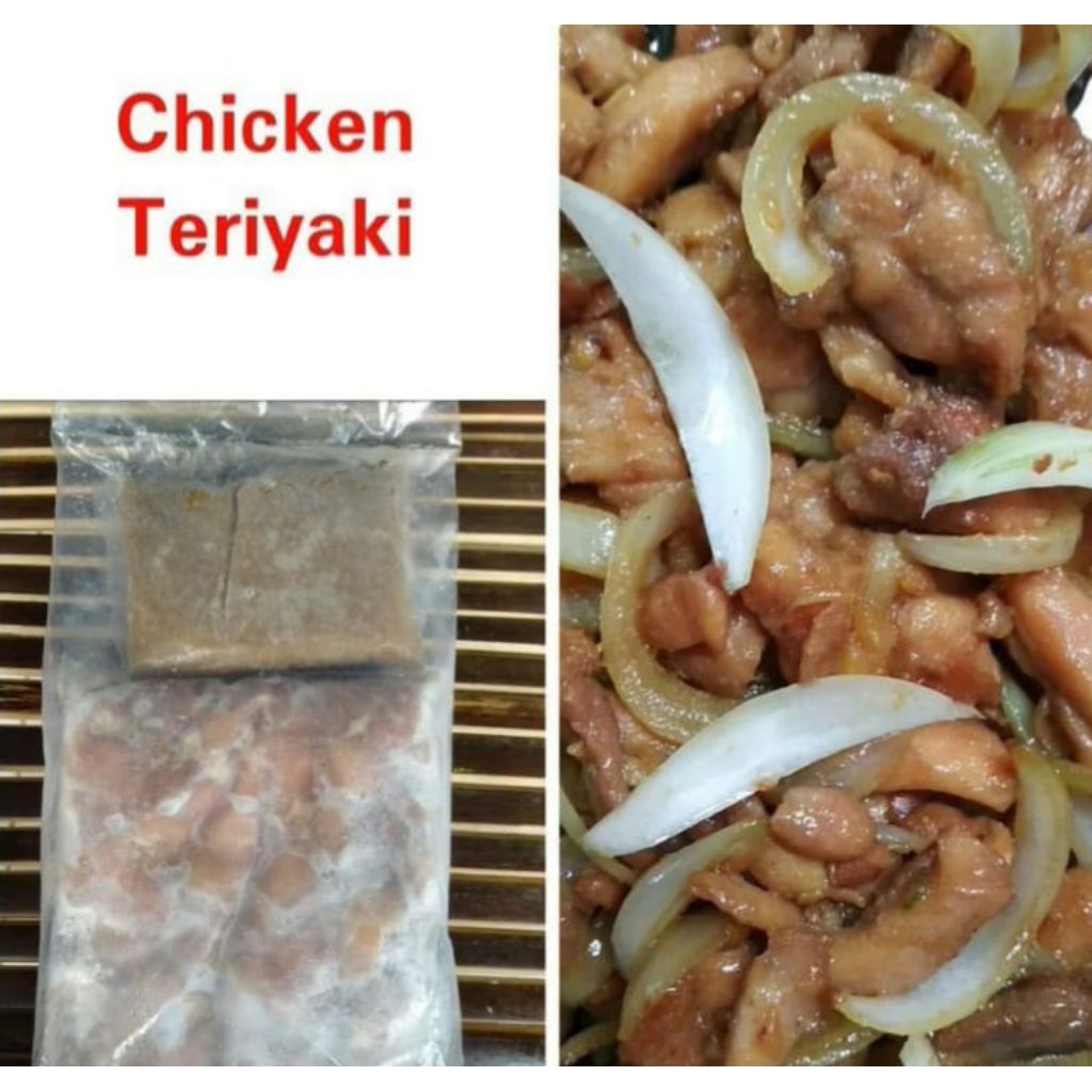 Bento CHICKEN Ayam TERIYAKI DAGING PAHA 500 gram + Bumbu Marinasi ala Hokben Praktis Tinggal Masak B