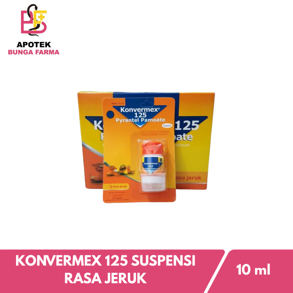 Konvermex 125 Suspensi Pyrantel Pamoate