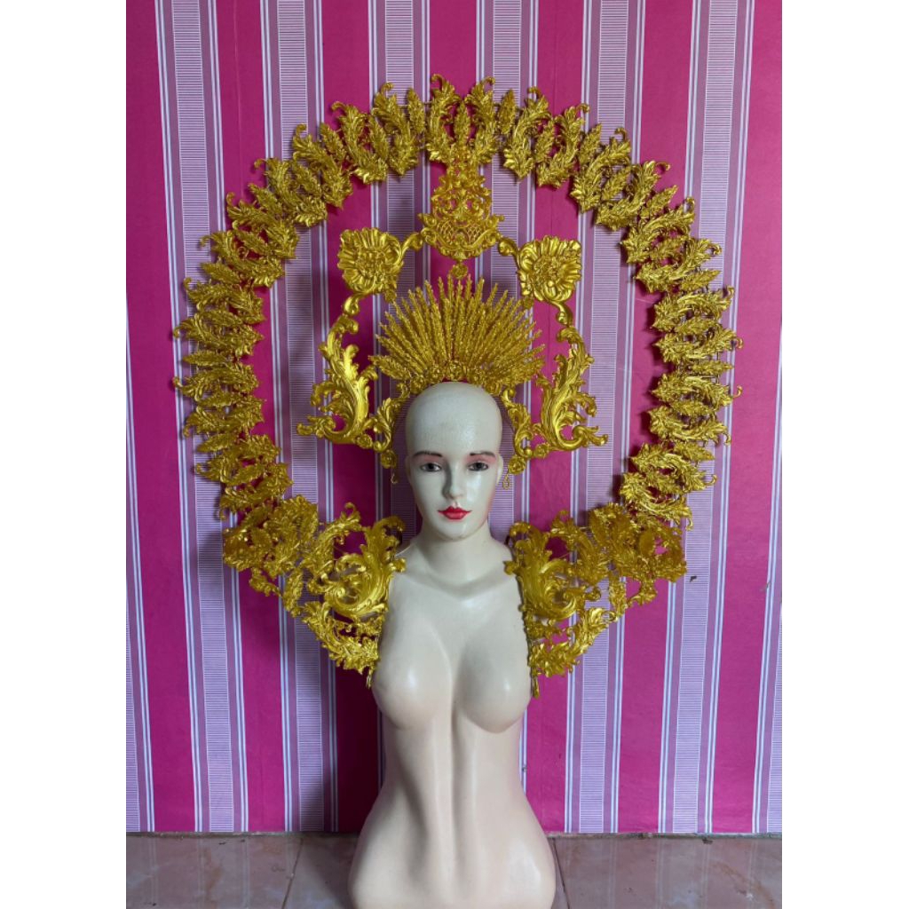 Maskot Karnaval Bulat Jumbo Satu Set Mahkota / Maskot Sayap Bulat